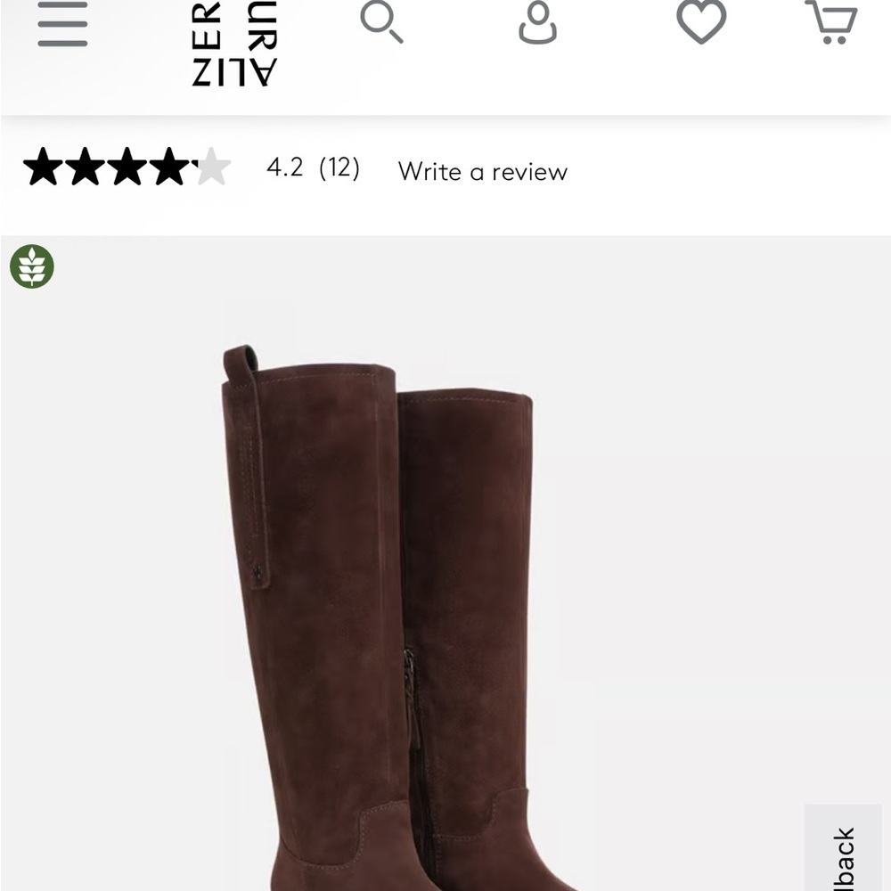 Naturalizer Ontime Extra Wide Calf Boots 10WW